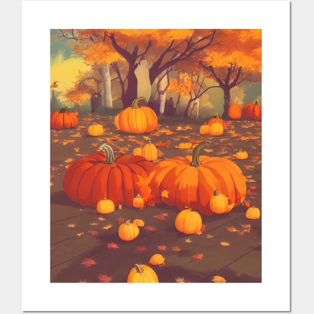 I Fall For You Pumpkin Patch Couples Pairing in the Autumn Fall Season It's Fall Yall Wall Art by DaysuCollege